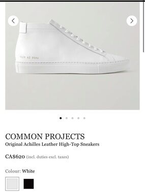Achilles Common Projects Sneakers